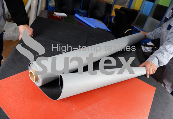 Pu coated fiber glass fabric insulation fireproof silicone rubber coated fiberglass cloth