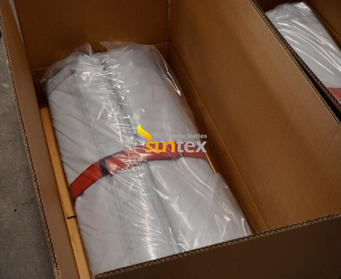 High Temperature  Silicone Coated Fiberglass Extreme Large Car Fire Blanket for Vehicles