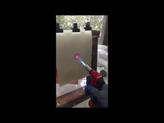 Démonstration à hautes températures de conductivité thermique de tissus résistants à la chaleur de céramique basse