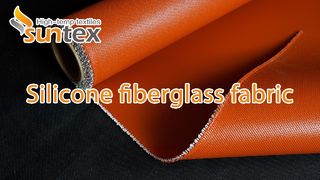 Tissu en fibre de verre enduit de silicone
