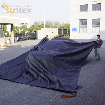 Suntex EV Car Fire Blanket with 60-Minute Fire Control Smoke Ventilation and Oxygen Deprivation
