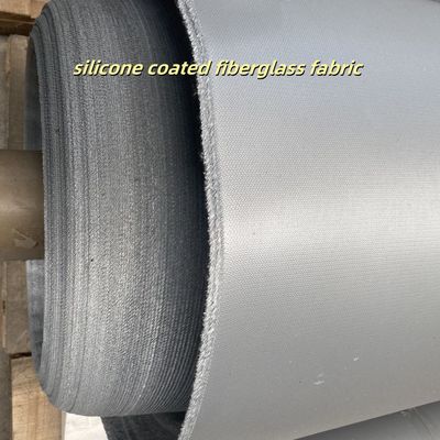 Double Sides Fireproof Silicone Fiberglass Fabric High Temperature Thermal Insulation Silicone Coated Fiberglass Cloth