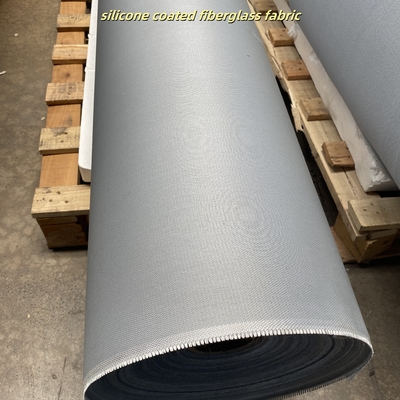 Flame Retardant Silicone Coated Fiberglass Fabric with Thermal Insulation and Corrosion Resistance for Fire Prevention