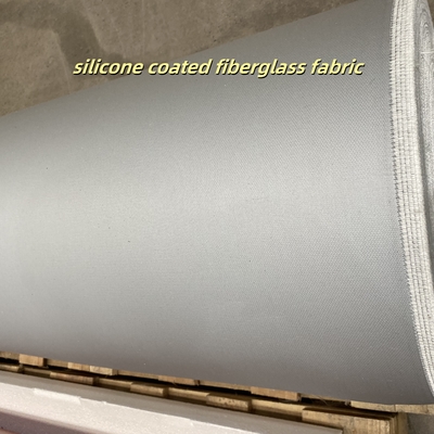 Flame Retardant Silicone Coated Fiberglass Fabric with Thermal Insulation and Corrosion Resistance for Fire Prevention