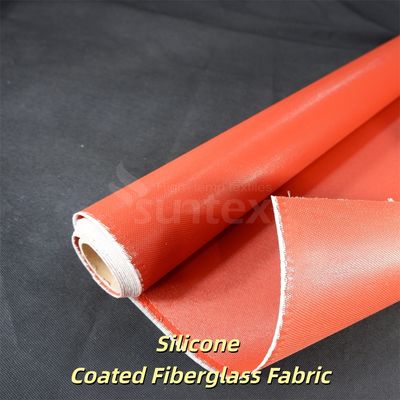 High Temperature Resistant Double Sided Silicone Coated Fiberglass Fabric for Fire Retardant Applications