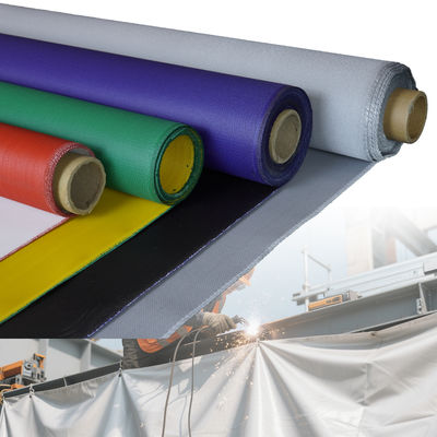 High-Temperature Fireproof Welding Blanket 460 g/sqm 0.41 mm Up to 1800C Heat Resistant Flame Retardant Welding Mat