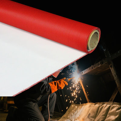 High-Temperature Fireproof Welding Blanket 460 g/sqm 0.41 mm Up to 1800C Heat Resistant Flame Retardant Welding Mat