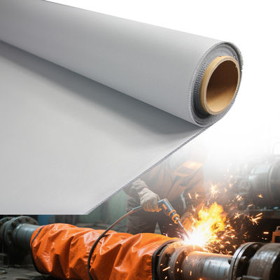 High-Temperature Fireproof Welding Blanket 460 g/sqm 0.41 mm Up to 1800C Heat Resistant Flame Retardant Welding Mat
