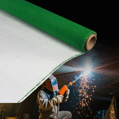 High-Temperature Fireproof Welding Blanket 460 g/sqm 0.41 mm Up to 1800C Heat Resistant Flame Retardant Welding Mat