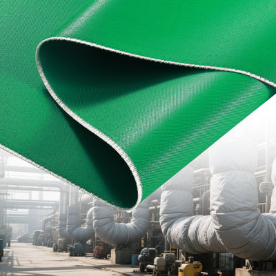 Durable Silicone Coated Fiberglass Fabric with 0.3 mm Thickness 400 g/sqm Weight and 1 / 1.2 / 1.5 meter Width