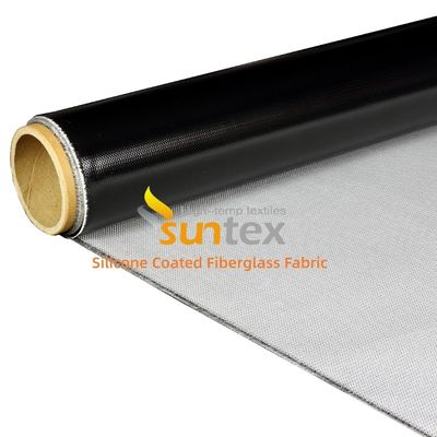 Double Sided E Glass Woven Silicone Coated Fiberglass Fabric with 50 m / 100 m Roll Length