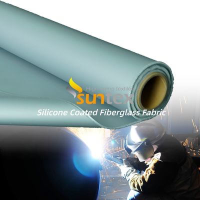 Corrosion Resistant Silicone Coated Fiberglass Fabric with Thermal Insulation and Chemical Resistance for Fireproof Applications