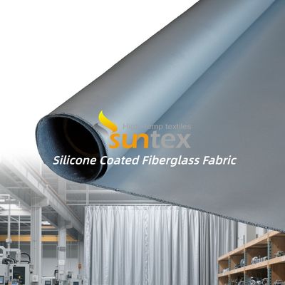 Flame-Retardant Silicone-Impregnated Glass Fiber Fabric – Water-Resistant & Corrosion-Resistant, Available in 50m/100m Rolls