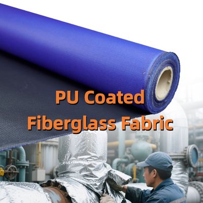 PU Coated Fiberglass Fabric Welding Blanket with 460 g/sqm Weight 0.41 mm Thickness and Multiple Width Options