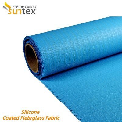 Silicone Coated Fiberglass Fabric with Extreme Temperature Resistance Chemical Corrosion Resistant and Fireproof Properties