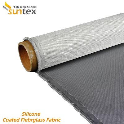 Silicone Coated Fiberglass Fabric with Extreme Temperature Resistance Chemical Corrosion Resistant and Fireproof Properties