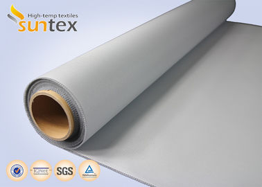 4H Satin 0.41mm Fire Retardant Fabric PU 2 Sides M0 Fire Resistant Curtains
