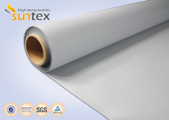 0.41mm Fire Retardant M0 Fine Fiberglass Cloth Roll with PU Coating for Welding