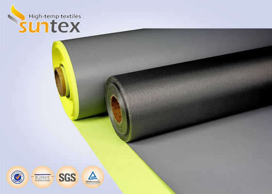 Fire Resistant PTFE Coated Fiberglass Fabric with Soft Texture and Easy Fabrication for Industrial Thermal Protection