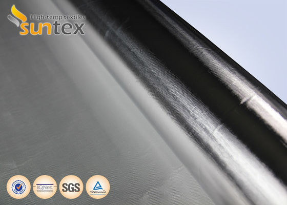 2. Silver Aluminum Foil Heat Reflective Fiberglass Fabric 0.2mm – Insulation Laminating Layer
