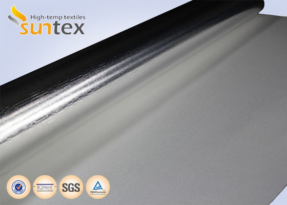 Thermal Reflective Aluminum Foil Fabric 0.4mm for Heat Protection Gloves and Aprons