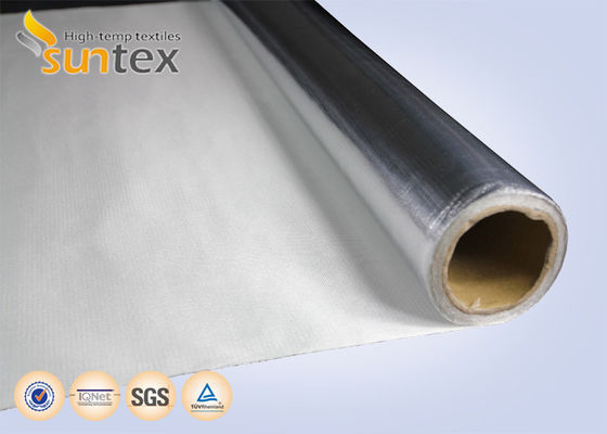 Flexible Hose Fabricating Material: Silver Heat Reflective Aluminum Fiberglass Cloth