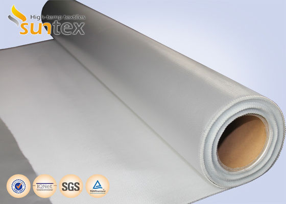 Fireproof Silicone Coated Fiberglass Fabric 850g/m2 with Ozone Resistance for High Temperature Applications