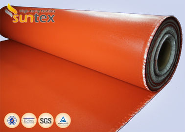 Grey Color Silicone Coated Fiberglass Fabric with 1 / 1.2 / 1.5 meter Width and 50 m / 100 m Roll Length