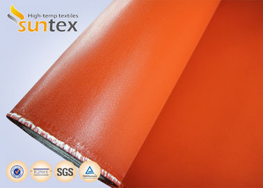 Grey Color Silicone Coated Fiberglass Fabric with 1 / 1.2 / 1.5 meter Width and 50 m / 100 m Roll Length