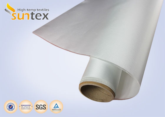 550 Degree C Temperature Resistance Acrylic Coated Fiberglass Fabric Easy to Sew and Cut Fire Resistant Fabric