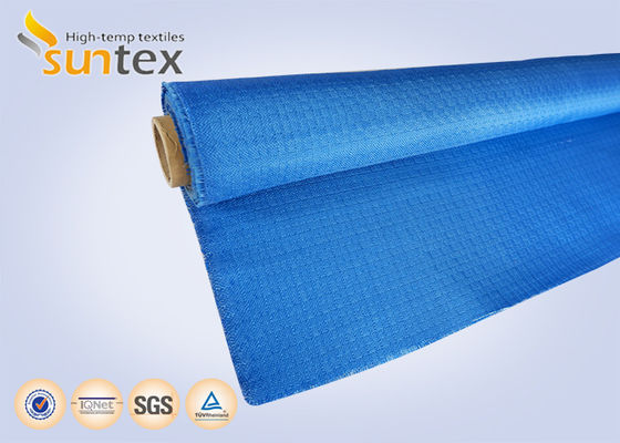 Red Color Acrylic Coated Fire Resistant Fiberglass Fabric With 550 Degree C Temperature Resistance And Easy To Sew And Cut