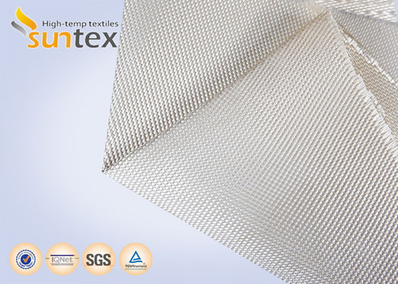 1200℃ High Temperature Resistance Silica Cloth with 18 oz/sqy Unit Weight and Crowfoot Pattern for Fire Retardant Applications