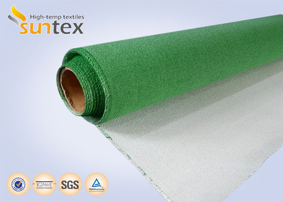 Heat Insulating Fire Protective Fiberglass Cloth, 460g/m² PU Coated