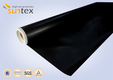 Grey Thermal Fireproof Silicone Rubber Coated Fiberglass Cloth Insulating Heat Resistant Silicone Fiberglass Fabric