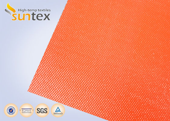 Customized Colored E-Glass Silicone Rubber Coated Fabric Cloth Fiberglass Base Heat Resistant Safety for Cutting Process