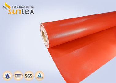 Fire Prevention Silicone Coated Fiberglass Fabric Insulating Silicone Fiberglass Fabric For High Temperature Protection