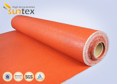 Silicone Rubber Coated Fabric Provides Insulation For Pipes , Valves And Joints