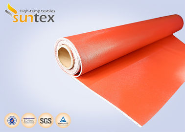 Silicone Rubber Coated Fabric Provides Insulation For Pipes , Valves And Joints