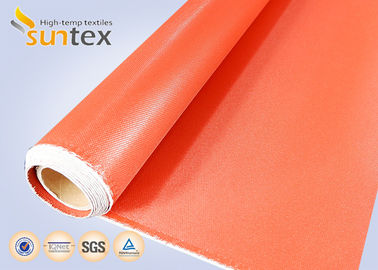Silicone Rubber Coated Fabric Provides Insulation For Pipes , Valves And Joints