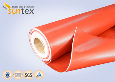 Silicone Rubber Coated Fabric Provides Insulation For Pipes , Valves And Joints