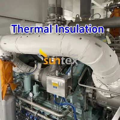 1000°C Temperature Resistant Thermal Insulation Fabric and Removable Insulation Jacket with Water and Oil Resistance in Customizable Sizes