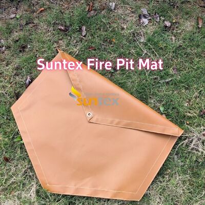 550C Heat Resistant Fire Pit Mat with Multi-Layer Structure and Customizable Size for Outdoor Safety