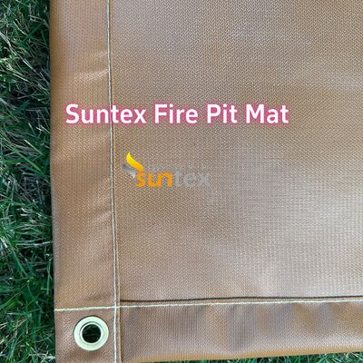 550°C Heat Resistant Fire Pit Mat with Customizable Size and Multi-Layer Structure for Outdoor Protection