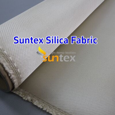 300g High Silica Fiberglass Cloth with 1000℃ Temperature Resistance and Silicone Coating for Heat Protection