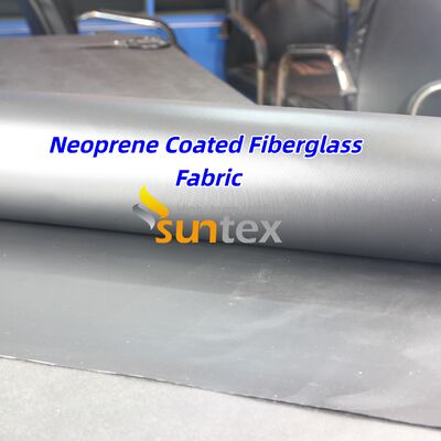 0.45mm Thickness Neoprene Coated Fiberglass Fabric with High Temperature Resistance and Fire Retardant Properties