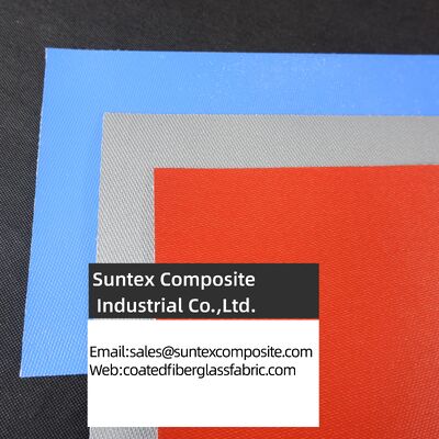 Heat-Resistant (550°C) Silicone Coated Fiberglass Fabric - Fireproof & Customizable Width (0.8m to 2m)