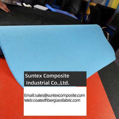 Silicone Coated Fiberglass Fabric with Temperature Resistance -50°C to 550°C and 4H Satin Weave for Fiberglass Mesh Cloth Applications