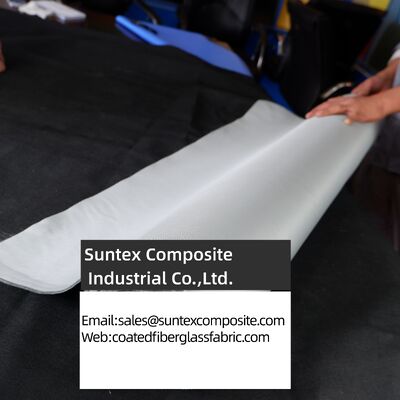 High Temperature Resistance Fireproof Silicone Coated Fiberglass Fabric with Customizable Width