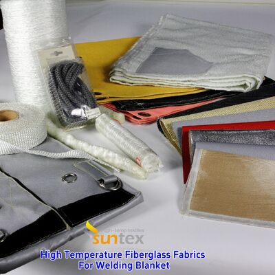 Heat Resistant up to 550°C 100% Fiberglass Welding Blanket with Acrylic Coated Surface for Fire Protection