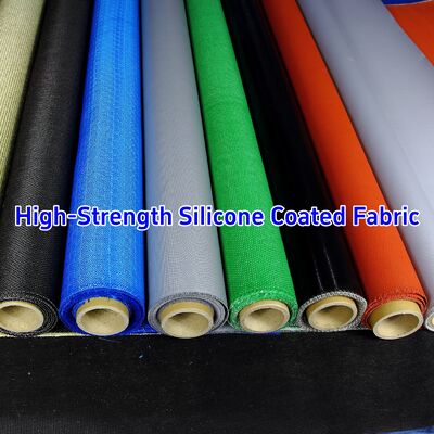Fire Resistant and Heat Resistant Silicone Coated Fiberglass Fabric with 590 g/sqm Weight
